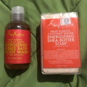 Shea Moisture Bar Soap and Bubble Bath